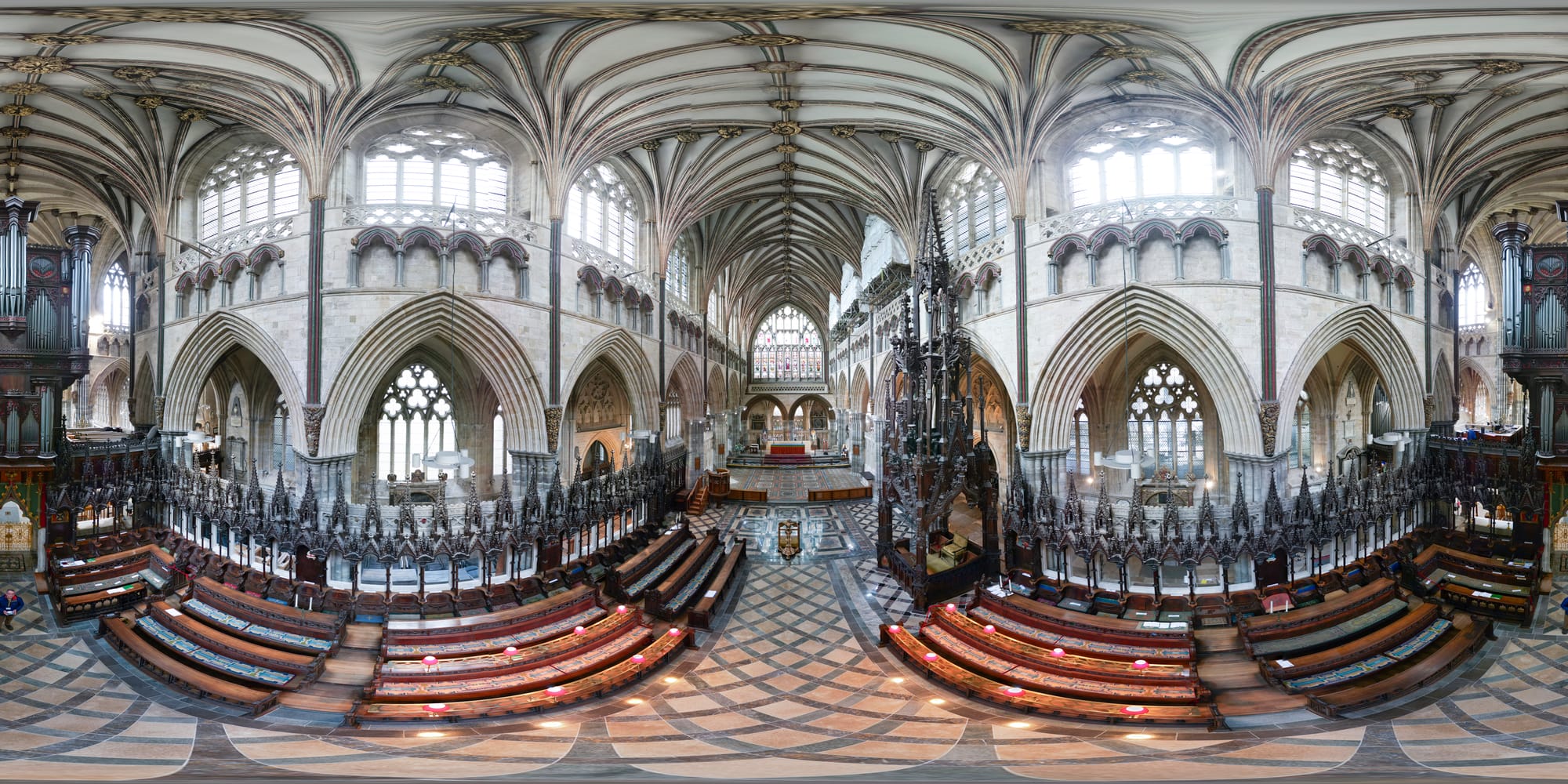 Be there: Exeter Cathedral Quire in glorious VR