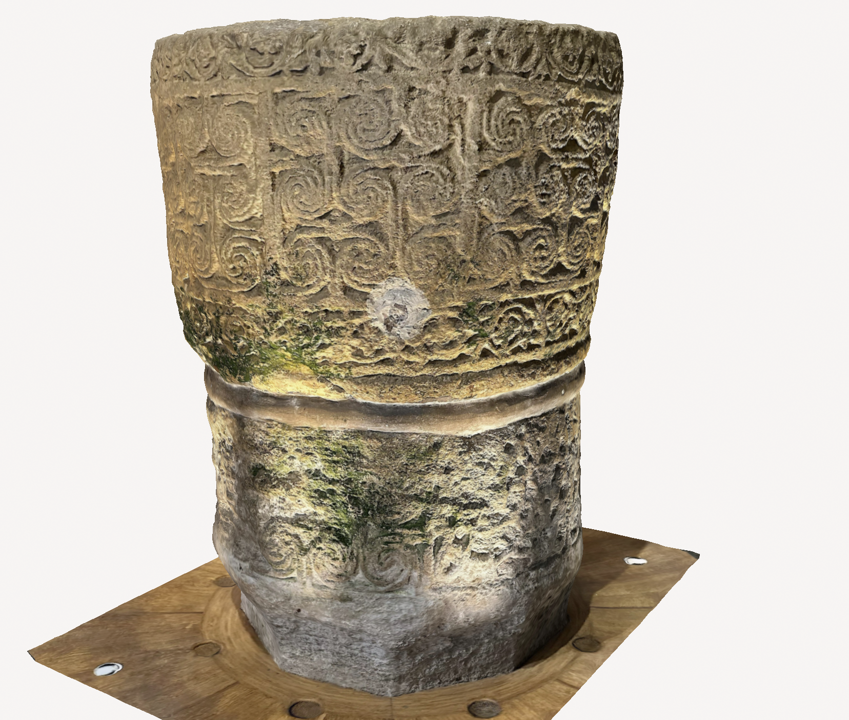 ⛫ The Cast Room: Saxon Font St. Mary Deerhurst.