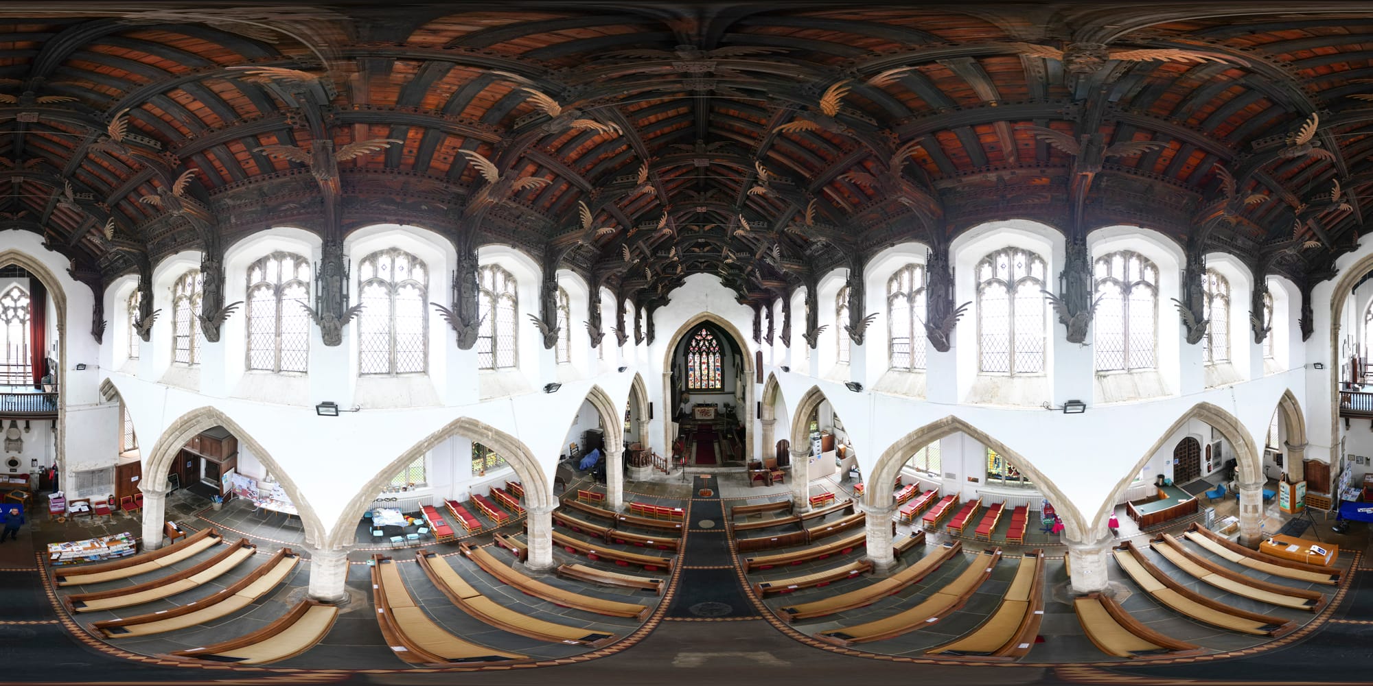 Be there: Amongst the angels at St. Wendreda, March, Cambridgeshire.