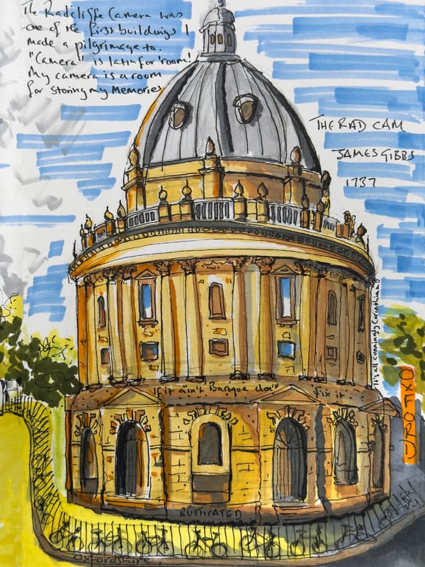 🎨 Atelier: Radcliffe Camera, Oxford. Signed, Limited Edition Print of 50no.