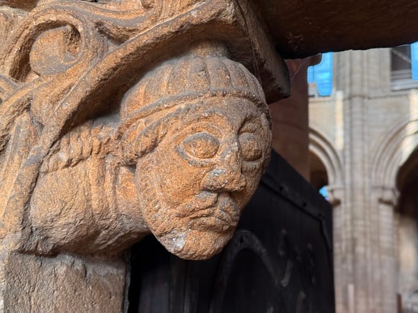 ⛫ The Cast Room: The Face on the Prior's Door, Ely Cathedral